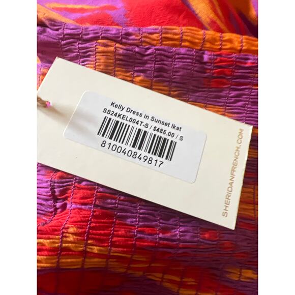 TUCKERNUCK Sheridan French Kelly Dress in sunset IKAT NWT size Small - Picture 7 of 7